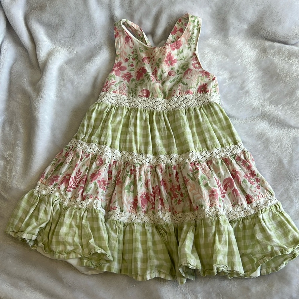 Catherine MaLandrino Toddler Dress | Size 4 | Floral Spring Dress